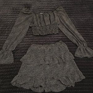 Altar’d State two piece set. crop and skirt